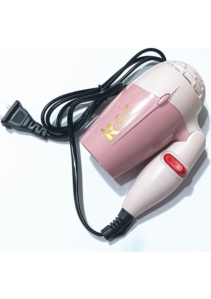Hafif Küçük Kompakt Saç Kurutma Makinesi, Katlanır Saplı, Mini Seyahat Saç Kurutma Makinesi, Profesyonel Salon Negatif Iyonik Katlanır Fön Makinesi 2 Ayar (Yurt Dışından)