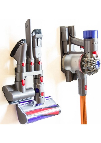 Dyson V6 V7 V8 V9 V10 Elektrikli Süpürge Taban Braketi Için Depolama Braketi Tutucu (Yurt Dışından)