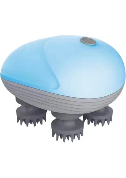 Fairy Elektrikli Saç Derisi Masaj Cihazı 4 Yoğurma Kafalı - Mavi (Yurt Dışından)