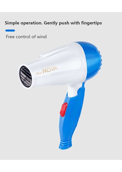 Nova 1000W Profesyonel Katlanabilir Mini Saç Kurutma Makinesi NV-1290 Orijinal (Yurt Dışından)