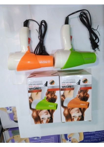 Saç Kurutma-Mini Katlanabilir Saç Kurutma-Elektrikli Saç Kurutma Sıcak ve Soğuk 2 Yay Ayarıyla Kullanımı Kolay Yüksek Kalite Taşıması Kolay Özellikle Seyahat Için (Yurt Dışından) fırsatları