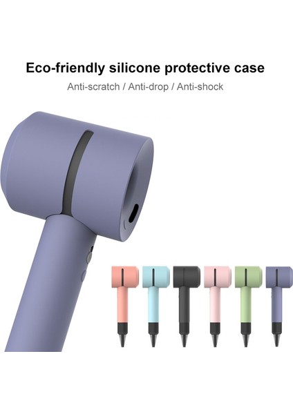 Dyson Için Saç Kurutma Makinesi Darbeye Dayanıklı Silikon Koruyucu Kılıf (Yurt Dışından)