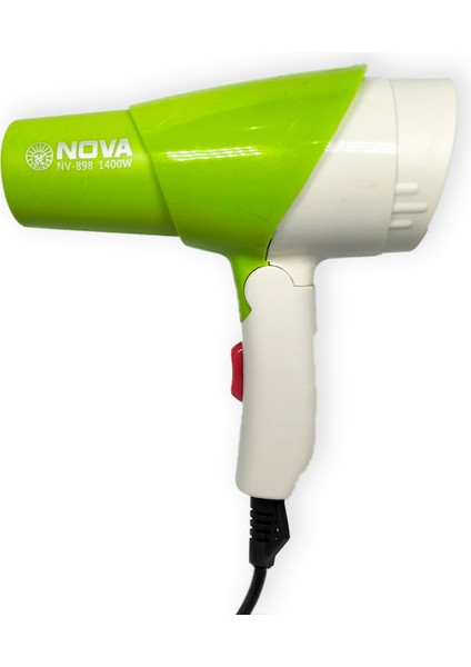 Nova Katlanabilir Saç Kurutma Makinesi: 1400W Ağır Hizmet Elektrikli Saç Kurutma Makinesi (Yurt Dışından)