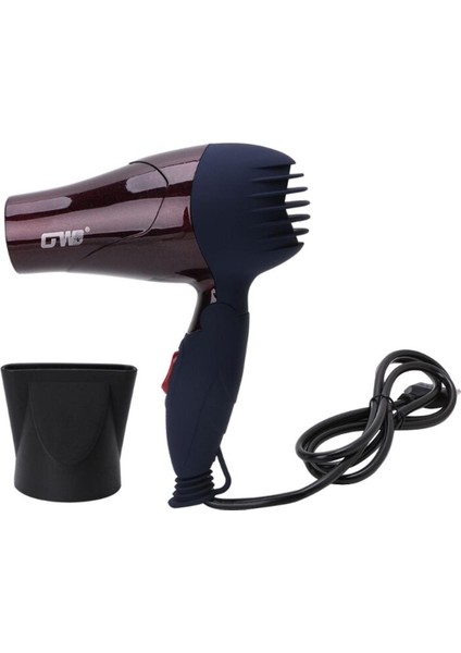 GW555 Katlanabilir Saç Fön Makinesi Düşük Gürültü Gezgin Ev Üfleyici 220 V Ab Tak Seyahat Salonu Ev Kullanımı Için Perakende Satış (Yurt Dışından)