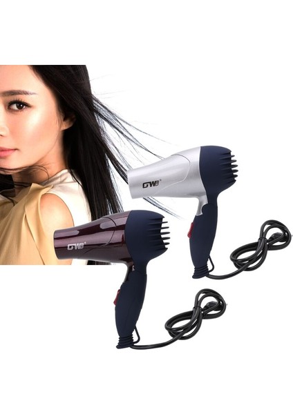 GW555 Katlanabilir Saç Fön Makinesi Düşük Gürültü Gezgin Ev Üfleyici 220 V Ab Tak Seyahat Salonu Ev Kullanımı Için Perakende Satış (Yurt Dışından) modelleri