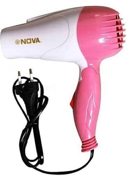 Nova Katlanabilir Saç Kurutma Makinesi - Nova 1000W Hem Erkek Hem De Kadınlara Yönelik Katlanabilir Saç Kurutma Makinesi Saç Modeli (Yurt Dışından)