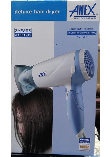 Anex Deluxe Saç Kurutma Makinesi Ag 7004 (Yurt Dışından) modelleri