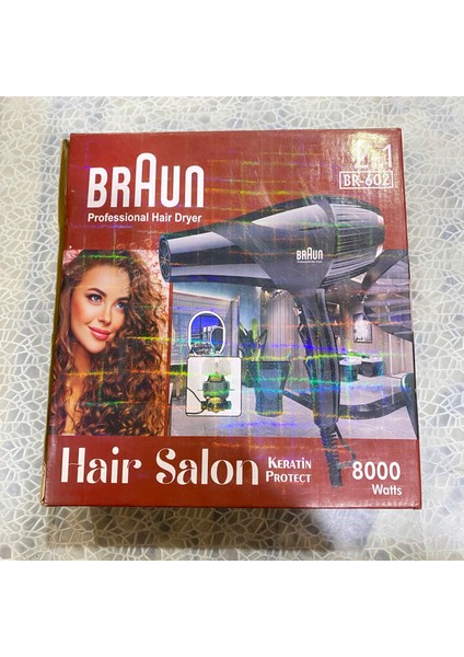 Braun Keraten Koruyucu Saç Kurutma Makinesi (Yurt Dışından)