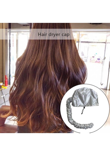 Yumuşak Saç Kurutma Kap Bonnet Hood Şapka Bayan Fön Makinesi Ev Kuaförlük Aracı (Yurt Dışından)