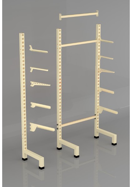 Hırdavat Rafı Duvar Ünitesi, Delikli Pano Rafı 95 CM-40A