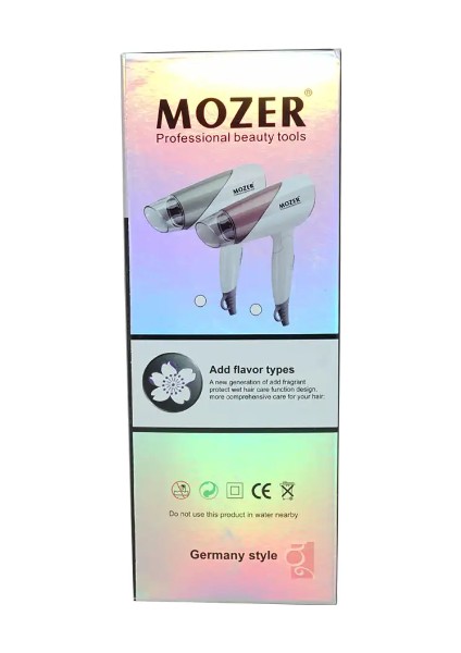 Mozer Katlanabilir Saplı Saç Kurutma Makinesi (MZ-3302) (Yurt Dışından)