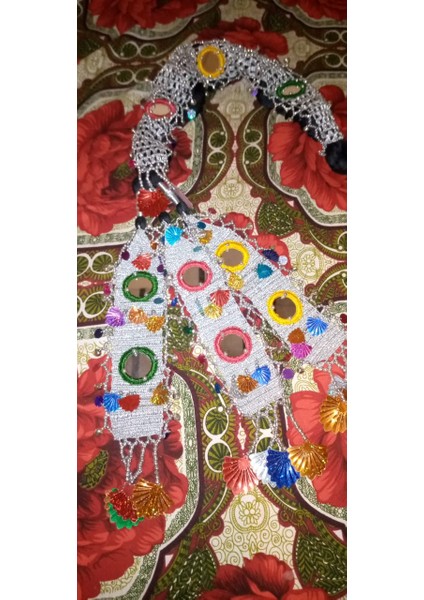 Son Stil Moda Bayanlar Kızlar Için Punjabi Paranda (El Yapımı) Düğün Etkinliği Için Mayoo ve Mehndi Elbise Kadınlara Özel Satılık Makale IFC-4K12T673 (Yurt Dışından)