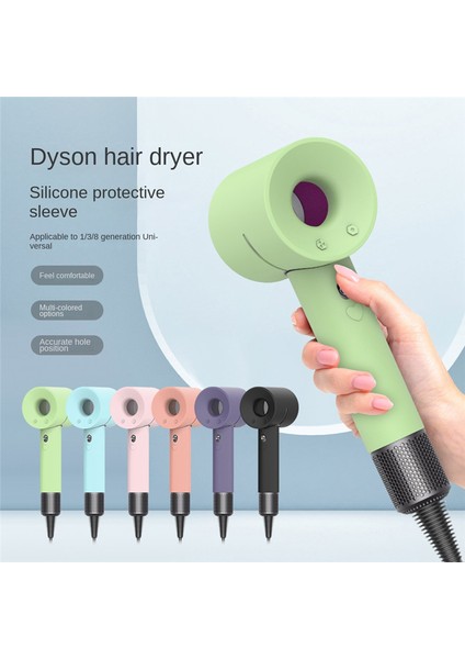 Xhhdqes Saç Kurutma Makinesi Kılıfı Dyson Yumuşak Silikon Jel Taşınabilir Toz Geçirmez Koruyucu Cilt Kapak Saç Kurutma Makinesi Için-Siyah (Yurt Dışından) fiyatları