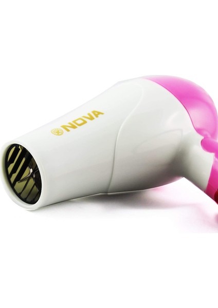 Katlanabilir Saç Kurutma Makinesi Pembe 1000W - Ağır Hizmet Tipi Elektrikli Katlanabilir Saç Kurutma Makinesi (Yurt Dışından)