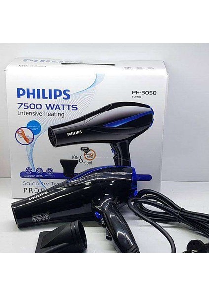Profesyonel 7500 Watt Saç Kurutma Makinesi Ph -3058 (Hollanda) (Yurt Dışından)