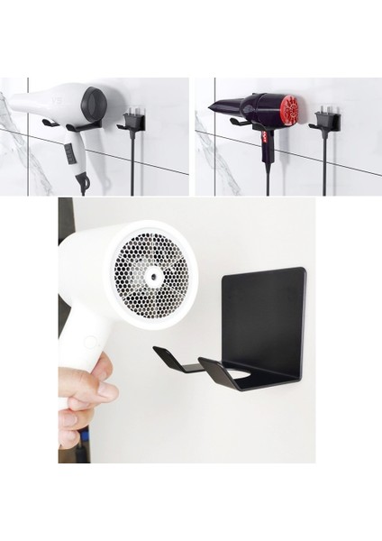 Duvara Monte Asılabilir Saç Kurutma Makinesi Düzleştirici Bigudi Tutucu Stand Raf Kanca Organizatör (Yurt Dışından) fırsatları
