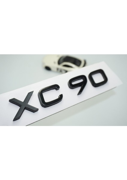 XC90 Siyah Abs 3m 3D Bagaj Yazı Logo Volvo Ile Uyumlu
