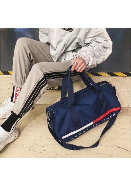 Spor Çantası Büyük Kapasiteli Silindir Seyahat Islak ve Kuru Spor Çantası Spor Çantası (Yurt Dışından) fırsatları
