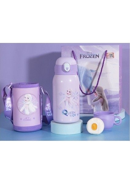 Disney Frozen Elsa Temalı Termos Matara Seti (Yurt Dışından)