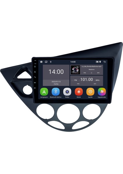Ford Focus (1999-2004) Android 14 Multimedya Carplay 10 Inch 4 GB Ram / 64 GB Hafıza CRV-244XD