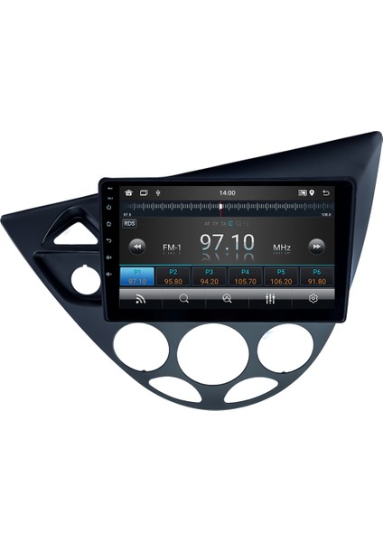 Ford Focus (1999-2004) Android 14 Multimedya Carplay 10 Inch 4 GB Ram / 64 GB Hafıza CRV-244XD