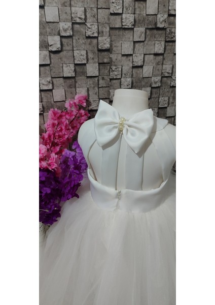 Beyaz Sırt Detaylı Abiye & Doğum Günü Parti Elbisesi Mezuniyet Elbisesi fiyatları