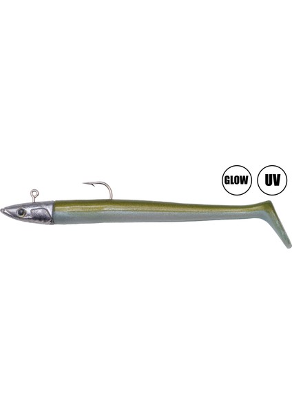 Wildfin Sand Eel Kaki 2+115 gr