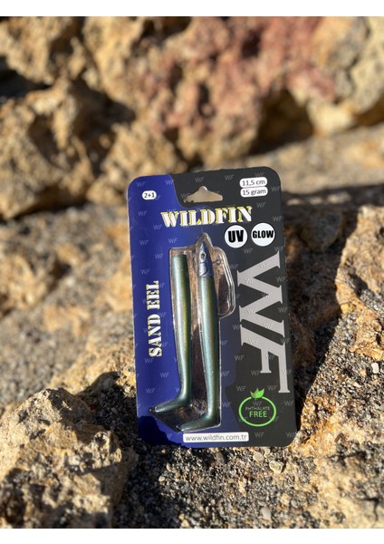 Wildfin Sand Eel Kaki 2+115 gr