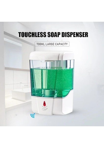 250ML LIQUID-700ML Duvara Monte Sabunluk Otomatik Fotoselli Sensör El Yıkama Sıvısı Duvar Sabunluk Yıkayıcı Banyo Mutfak Için (Yurt Dışından) indirimleri