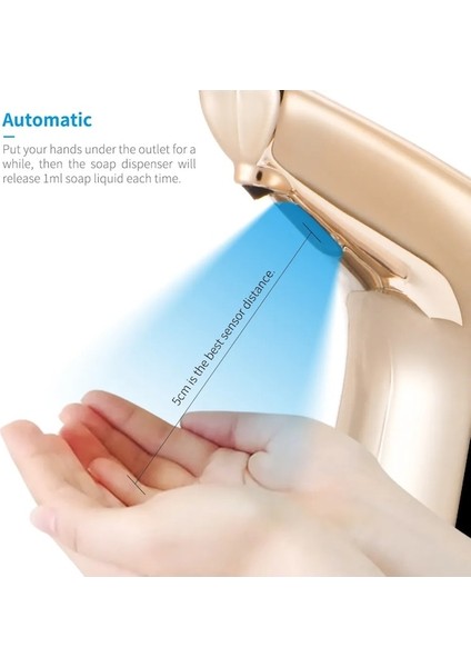 Hafif Maun-Sabunluk Pompası Otomatik Sıvı Sabunluk Kızılötesi Akıllı Sensör Fotoselli Köpük Şampuan Dispenserleri Mutfak Banyo Için (Yurt Dışından) modelleri
