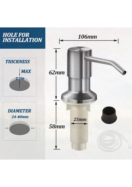 1 M Siyah Mutfak Lavabo Paslanmaz Çelik Sabunluk Uzatma Tüpü Kiti Sıvı Sabunluk Banyo Losyon Deterjan El Basın Pompaları (Yurt Dışından) fırsatları