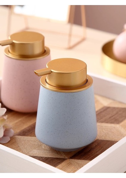 Mavi-A-Seramik Sıvı Köpük Sabunluk El Yıkama Sıvısı Şampuan Duş Jeli Basın Alt Şişeleme Losyon Şişesi Banyo Aksesuarları (Yurt Dışından) indirimleri