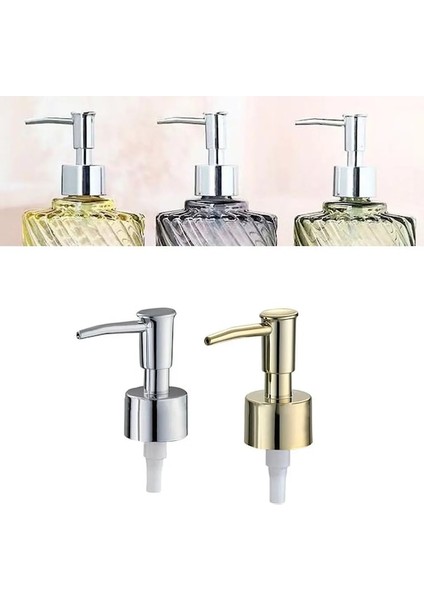 Mat Altın-Dıy Dağıtıcı Pompası Sabun Şişesi Kafası El 28/400 Konu Standart Sıvı Pompaları Için Yedek Sabun Losyon Dağıtıcı Pompası (Yurt Dışından) modelleri