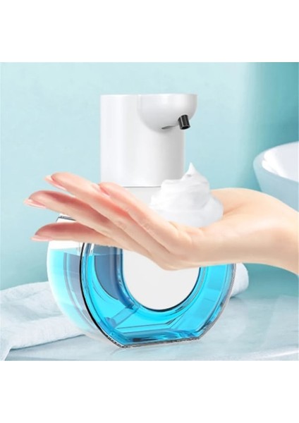 Otomatik Köpük Dispenseri-Otomatik Algılama Sabunluk Duvara Monte Akıllı Kızılötesi Sensör Köpük Dispenseri Banyo Fotoselli El Yıkama Makinesi 420ML (Yurt Dışından) fiyatları