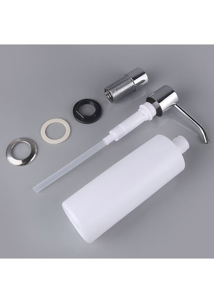 Sıvı Sabunluklar 500ML Şişe Paslanmaz Çelik Pompalı Mutfak Lavabo Dahili Krom/nikel Dispenser Sabunu (Yurt Dışından) fırsatları