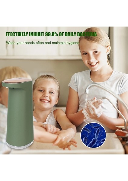 Beyaz USB Şarj Edilebilir Banyo Mutfak Köpük Sıvı Sabunluk Köpük Fotoselli 450 ml Otomatik El Ücretsiz Taşınabilir (Yurt Dışından) fırsatları