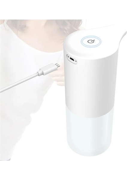 A - USB Şarjlı Temassız Otomatik Sabunluk USB Şarjlı Akıllı Köpük Makinesi Kızılötesi Sensörlü Köpük Sabunluk El Dezenfektanı Banyo (Yurt Dışından) fiyatları