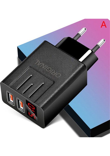 45W Qc 3.0 USB Şarj Cihazı LED Dijital Ekran Hızlı Şarj Telefon Şarj Adaptörü Güneş Işığı Süper Mağaza (Yurt Dışından) fiyatları