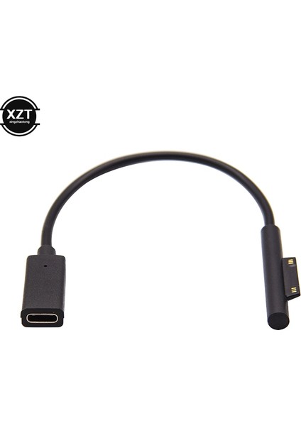 USB Tip C Pd Şarj Kablosu Microsoft Surface Pro 4 5 6 Go Dc Fiş Konnektörü Güç Adaptörü Dönüştürücü Laptop Şarj Kablosu (Yurt Dışından) modelleri