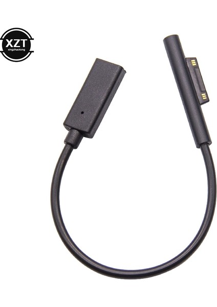 USB Tip C Pd Şarj Kablosu Microsoft Surface Pro 4 5 6 Go Dc Fiş Konnektörü Güç Adaptörü Dönüştürücü Laptop Şarj Kablosu (Yurt Dışından) indirimleri