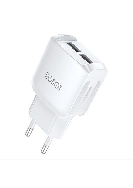 (ROBOT)2.4A Çift USB Portlu Hızlı Şarj Akıllı Şarj Adaptörü R-Tk6 (Yurt Dışından) fiyatları