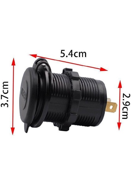 Linmy 4.2A 5V Çift 2 USB Şarj Soketi Adaptörü Dc 12V 24V Araba Motosiklet Için (Yurt Dışından) fırsatları