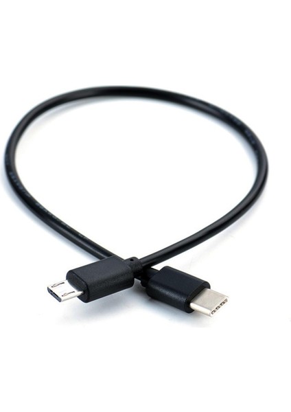 Tip C Usb-C Mikro USB Kablosu Samsung Xiaomi Mikro B USB Tip C Kablosu Erkek - Erkek 30/100 cm Hızlı Şarj Verileri (Yurt Dışından)