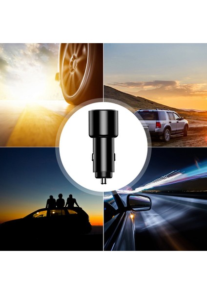 Araç Elektronik Araç Şarj Cihazı 36W Metal Araç Şarj Cihazı Çift Bağlantı Noktalı Qc3.0 Araç Şarj Cihazı (Yurt Dışından) modelleri