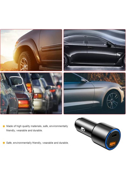 Araç Elektronik Araç Şarj Cihazı 36W Metal Araç Şarj Cihazı Çift Bağlantı Noktalı Qc3.0 Araç Şarj Cihazı (Yurt Dışından) fırsatları