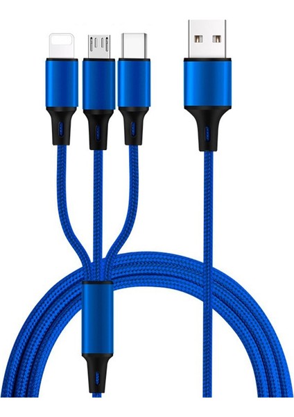 Huawei Için IPhone 12 11 Pro Max Hızlı Şarj Kablosu Için 3'ü 1 Arada USB Kablosu (Yurt Dışından) fiyatları