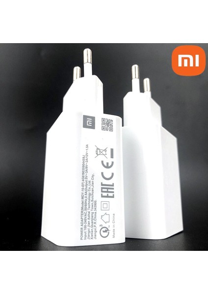 Xiaomi Redmi Not 9 Hızlı Şarj Cihazı Orijinal 18W Hızlı Şarj Ab Güç Adaptörü Mi 9t 9t Pro 9 Se Cc9 Redmi Not 9 9s 8 K20 8A (Yurt Dışından)