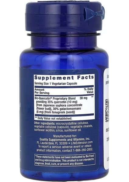 Bio-Quercetin 30 Vegetarian Capsules fiyatları