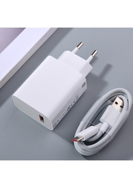 Turbo Şarj Cihazı 33W Xiaomi Redmi Için 10 Ab Qc3.0 Hızlı Şarj Telefon Adaptörü 100CM Tip C Kablo Poco X3 Nfc F3 Pro Mi 10 11 x (Yurt Dışından)