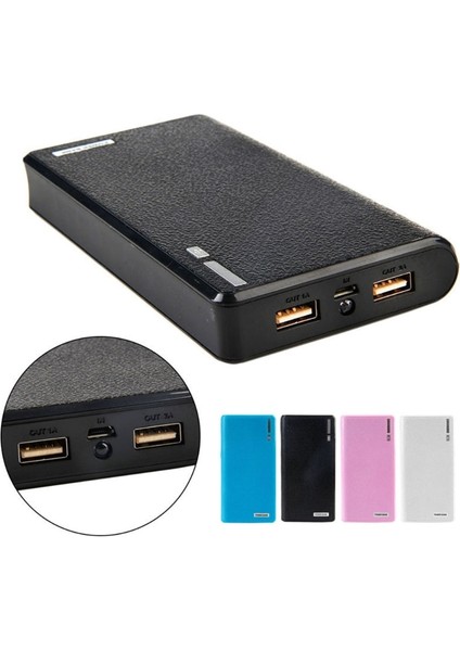 Telefon Için Çift USB Güç Bankası 6X18650 Harici Yedek Pil Şarj Cihazı Kutusu Kasa (Yurt Dışından) fiyatları